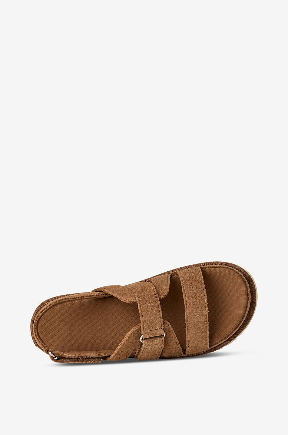 UGG Goldenstar Gleam suede platform sandals Women BROWN 5