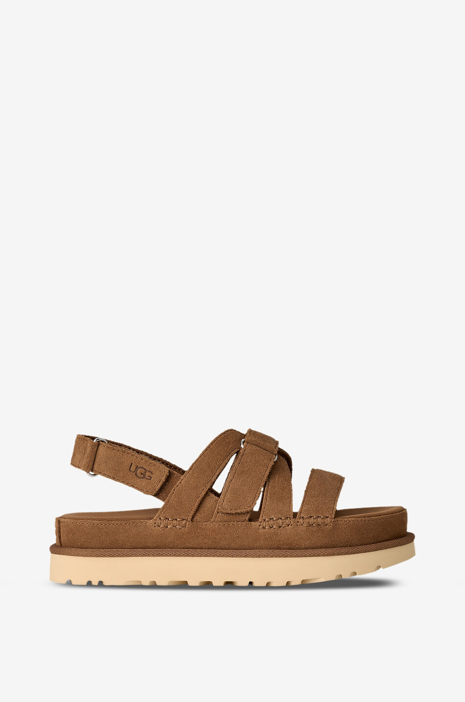 UGG Goldenstar Gleam suede platform sandals Women BROWN 2