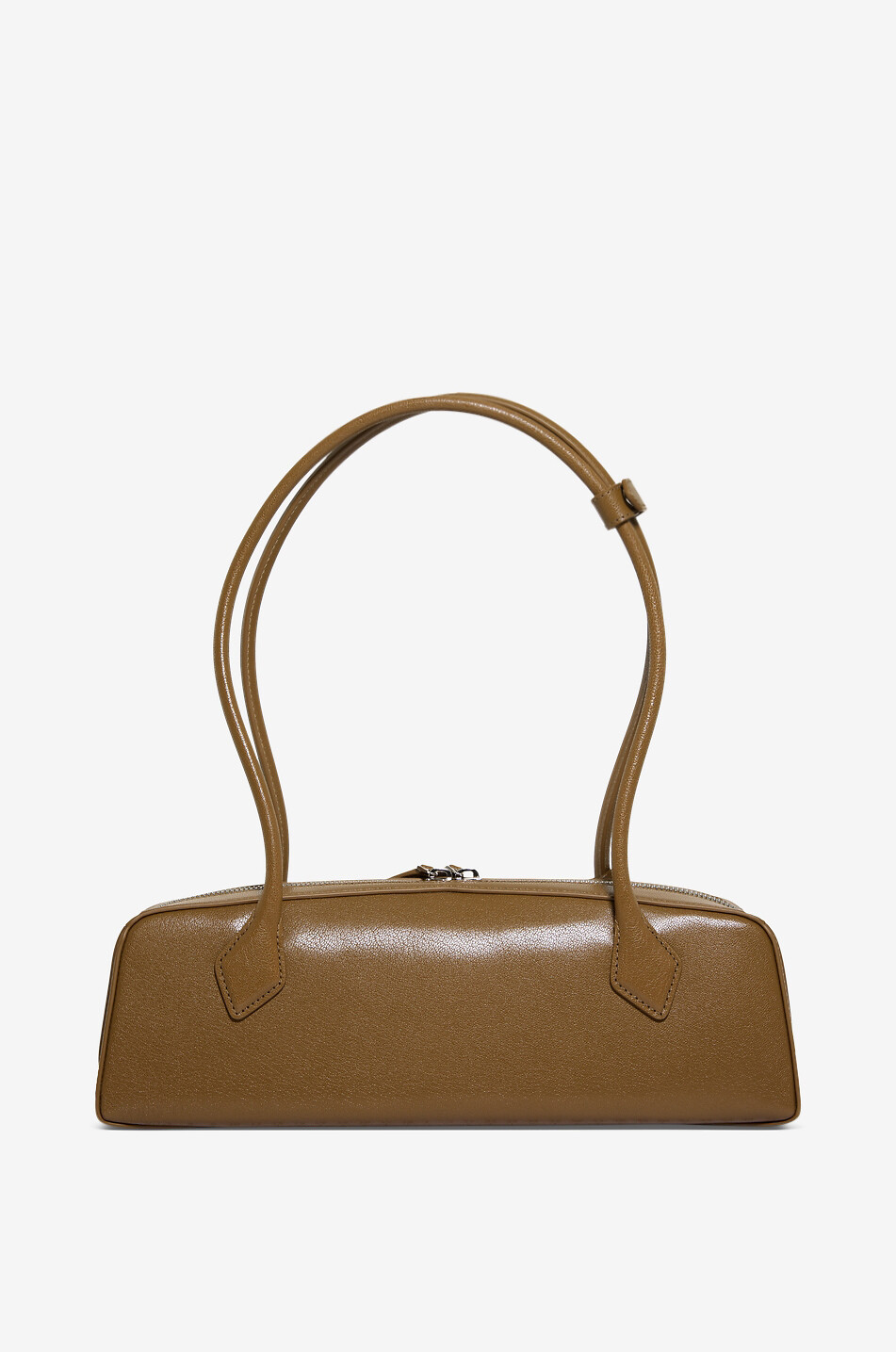 ALAÏA Le Teckel Medium smooth leather handbag Women GREEN 3