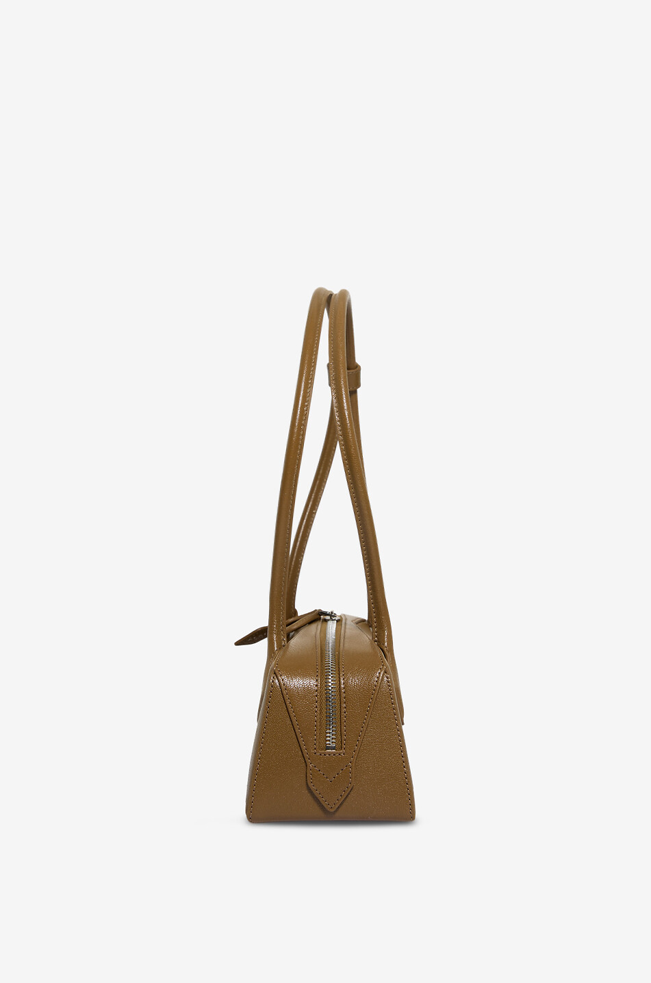 ALAÏA Le Teckel Medium smooth leather handbag Women GREEN 4