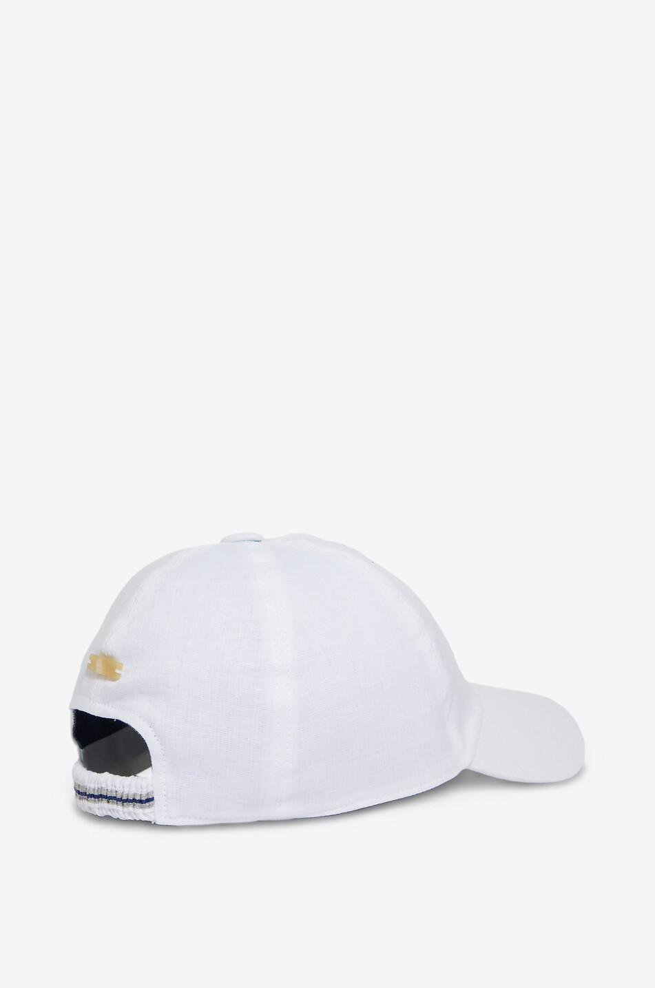 FEDELI Land mélange linen cap Men WHITE 3
