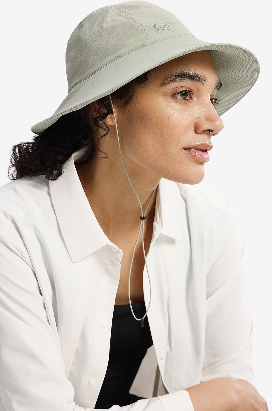 ARC'TERYX Sinsola Shade wide-brim hat Men KHAKI 4