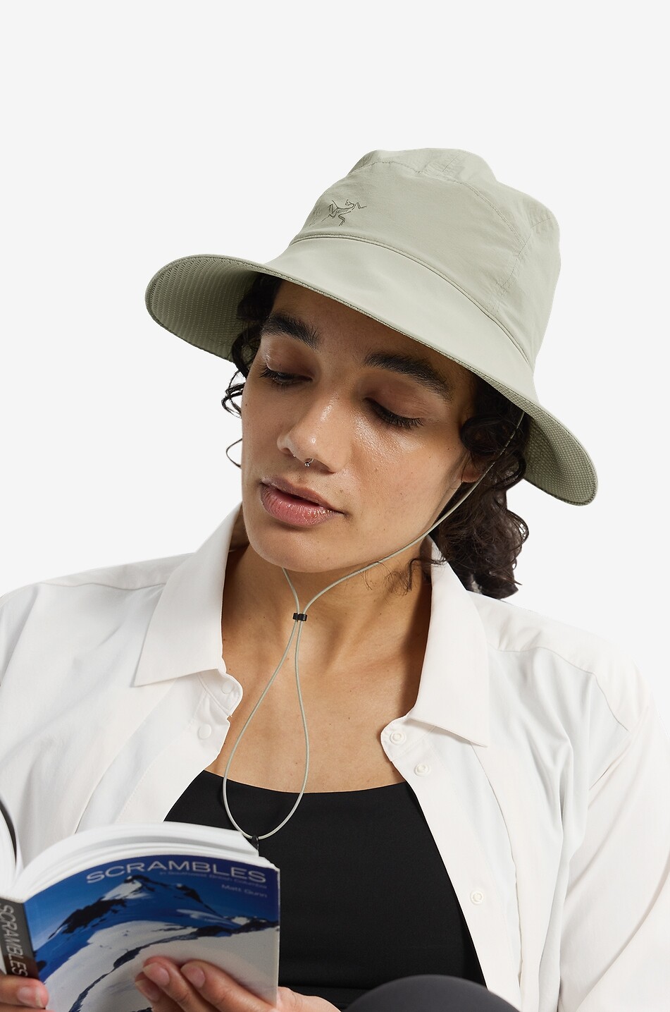 ARC'TERYX Sinsola Shade wide-brim hat Men KHAKI 6