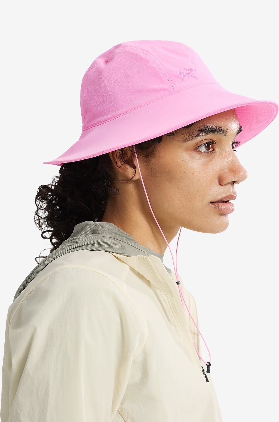 Sinsola Shade wide-brim hat - ARC'TERYX - PINK - Bongénie