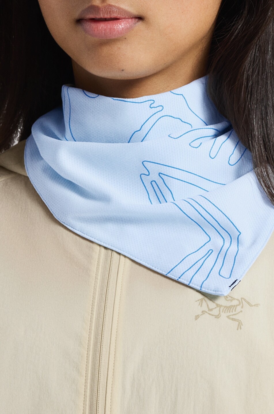 ARC'TERYX Sinsolo bandana Women LIGHT BLUE 2