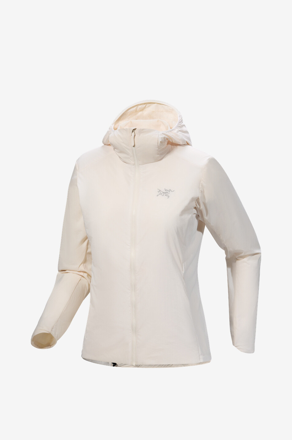 ARC'TERYX Atom Sl hooded fitted windproof jacket Women EGGSHELL 1