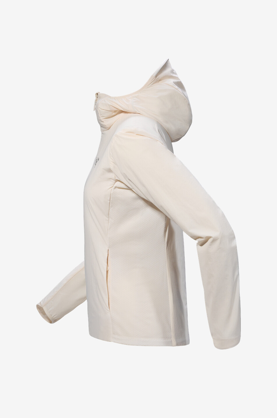 ARC'TERYX Atom Sl hooded fitted windproof jacket Women EGGSHELL 2