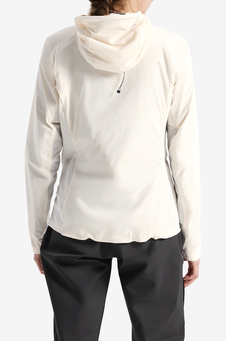 ARC'TERYX Atom Sl hooded fitted windproof jacket Women EGGSHELL 5