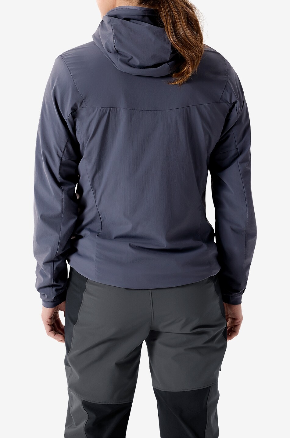 ARC'TERYX Proton SL adjustable hooded windproof jacket Women DARK GREY 5