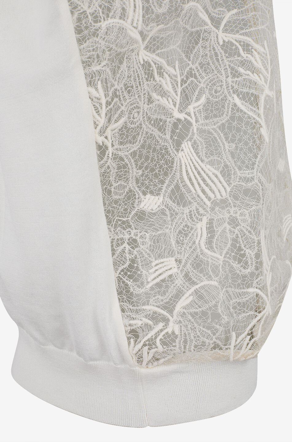 FABIANA FILIPPI Cardigan à col chemise en soie et coton Femme BLANC 3