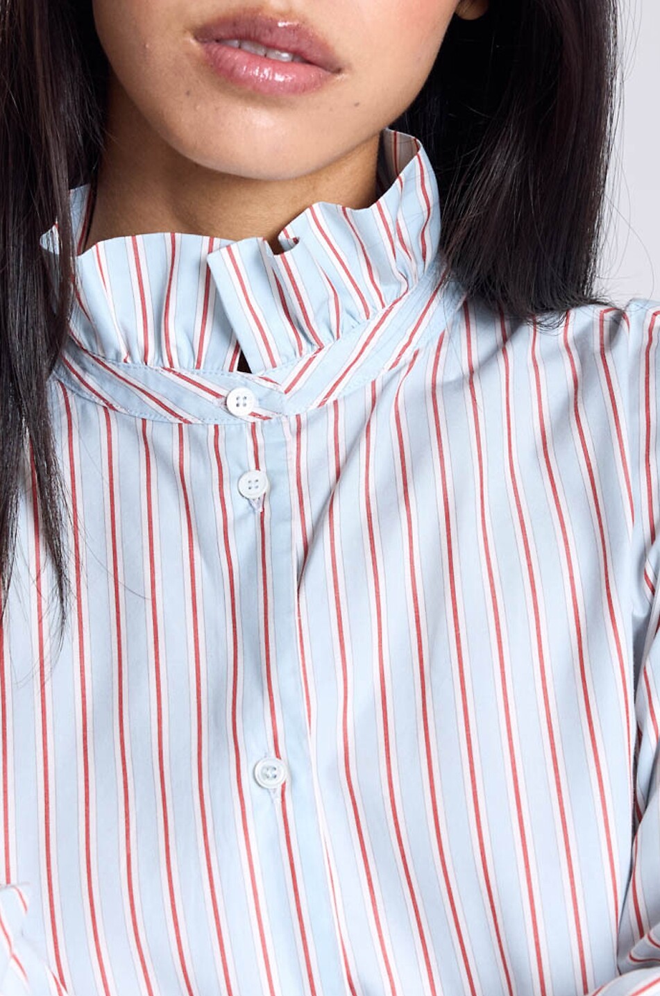 BALZAC PARIS Carmen striped popeline mini shirt dress Women MULTI COLOURED 9