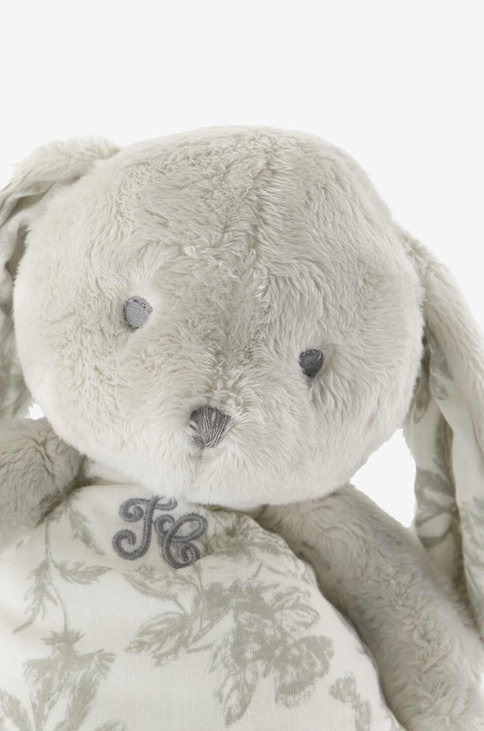 TARTINE ET CHOCOLAT Peluche veilleuse musicale Augustin le Lapin Bébé GRIS CLAIR 2
