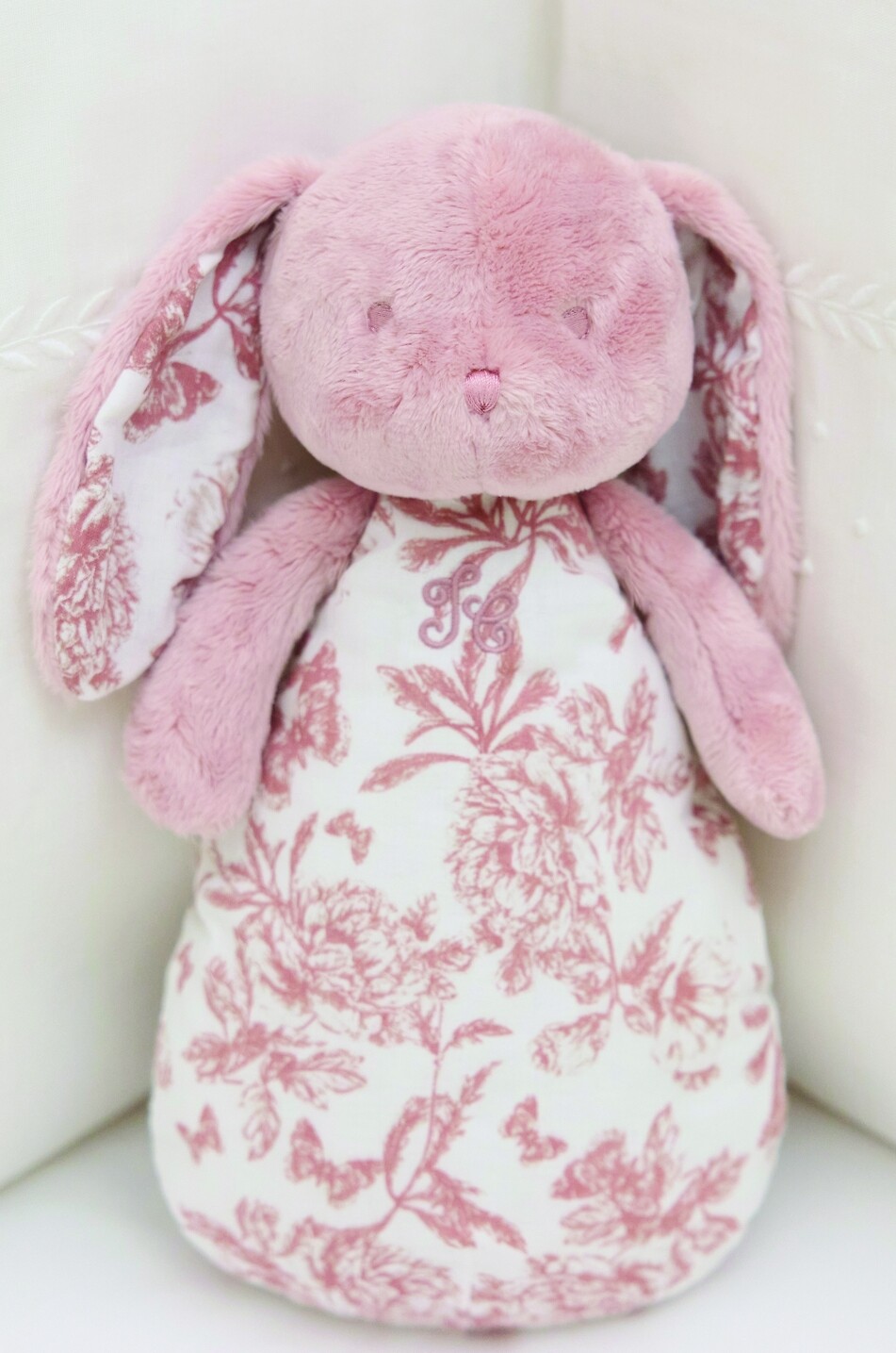 TARTINE ET CHOCOLAT Plüschtier mit Nachtlicht und Musik Augustin der Hase Baby ROSA 5