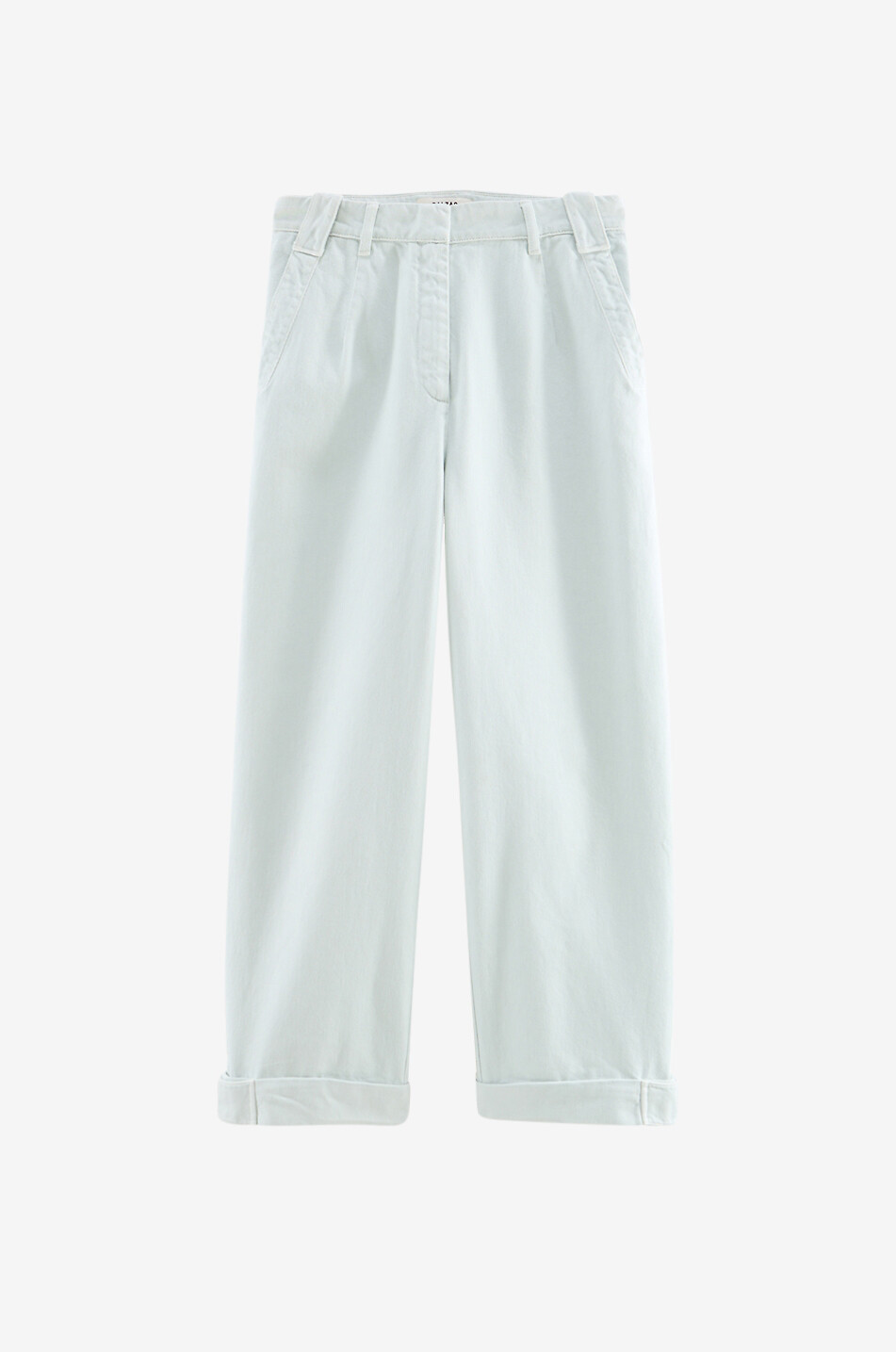 BALZAC PARIS Pantalon ample à pinces en coton Tristan Femme BLEU CLAIR 1