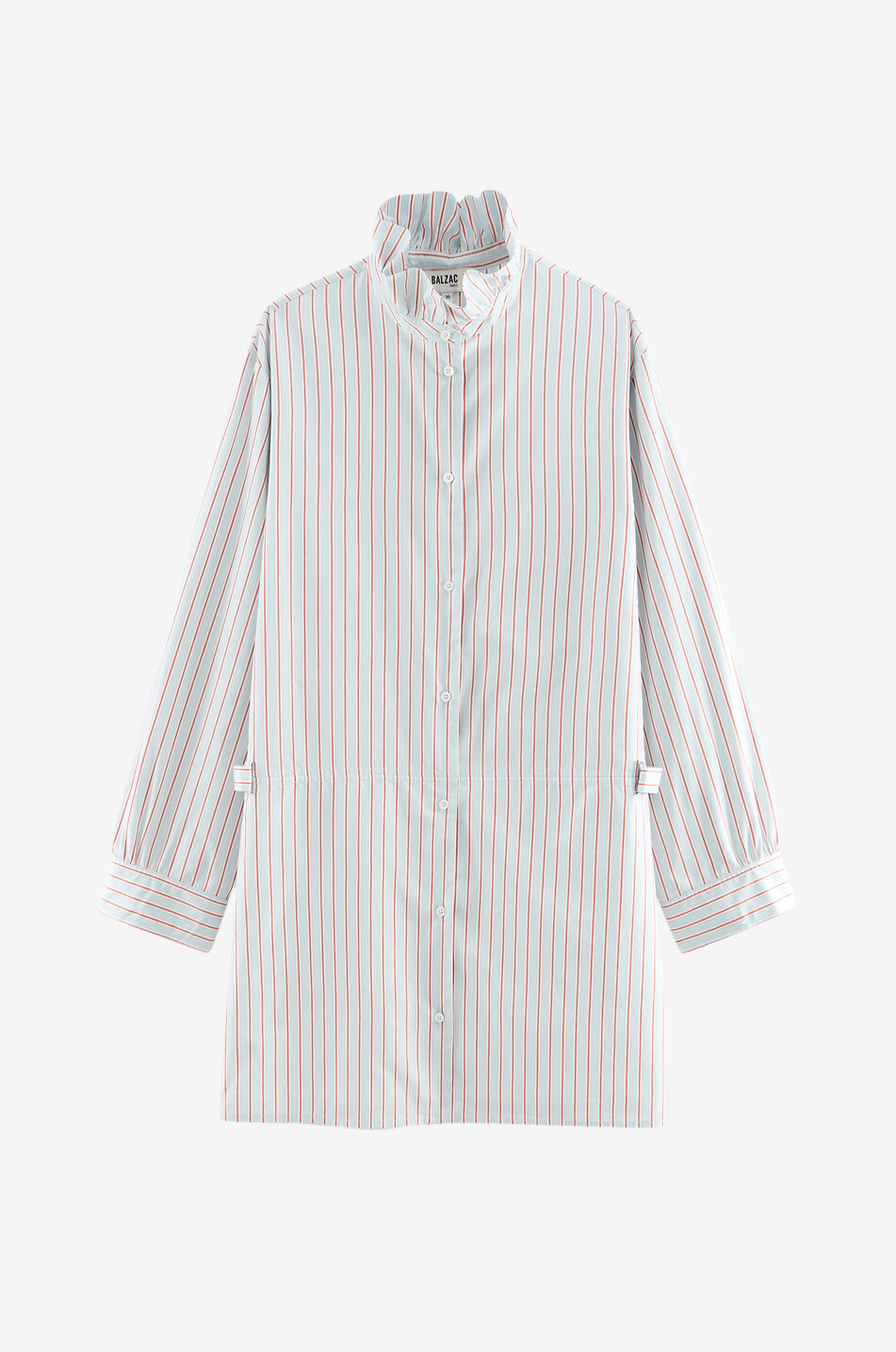 BALZAC PARIS Carmen striped popeline mini shirt dress Women MULTI COLOURED 1