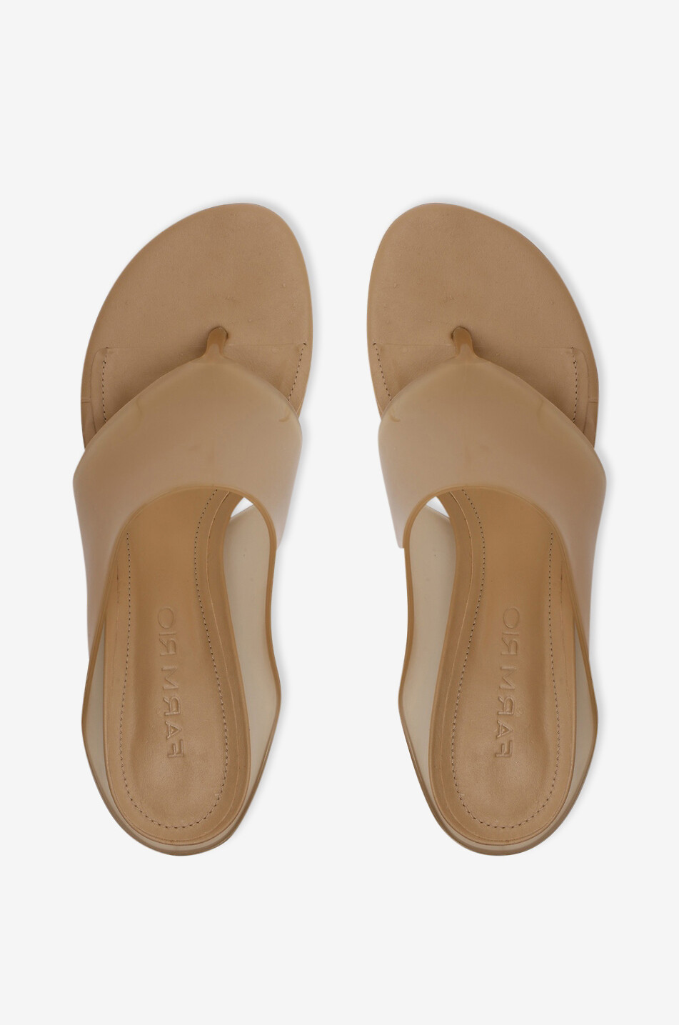 FARM RIO Toe-post sandals with low heels Women [akeneo-beigefonce] 3