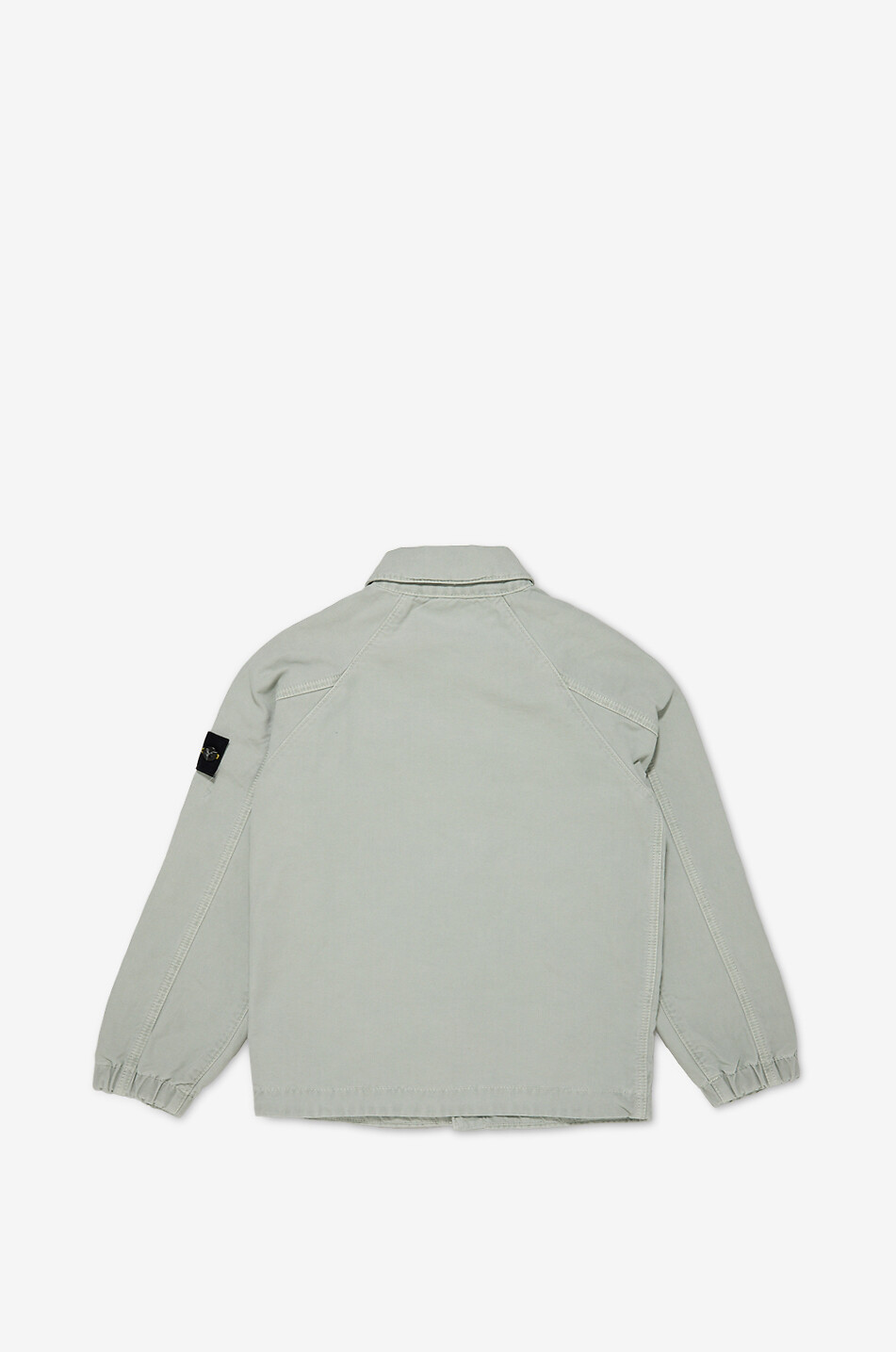 STONE ISLAND JUNIOR 4100010 boy's short lightweight cotton jacket Boy LIGHT GREY 2