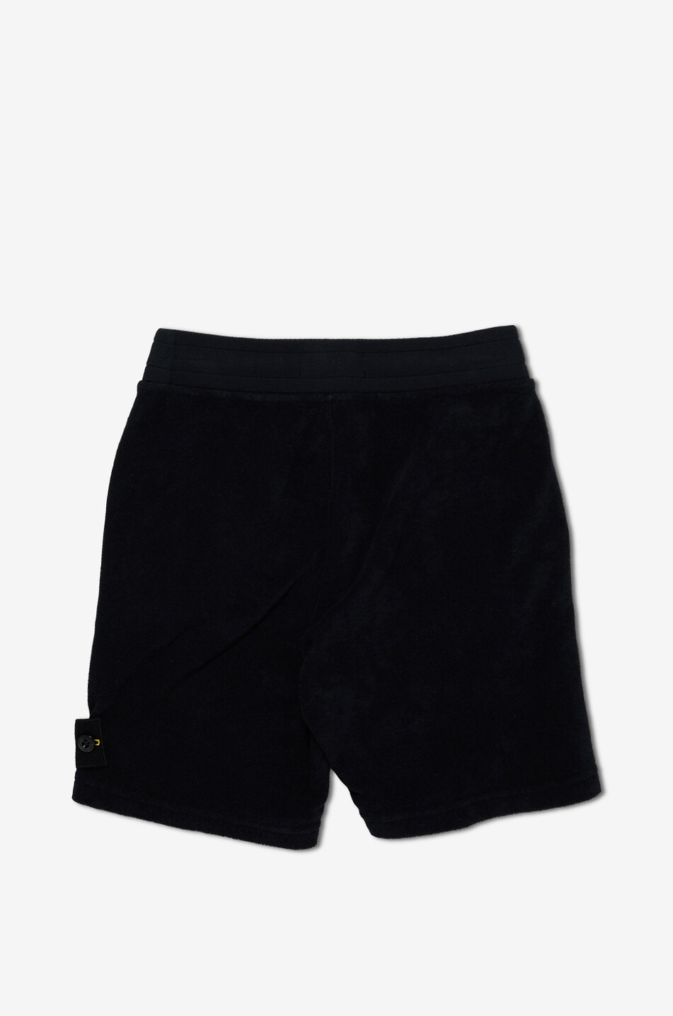 STONE ISLAND JUNIOR 6200004 boy's cotton fleece shorts with embroidered logo Boy DARK BLUE 2