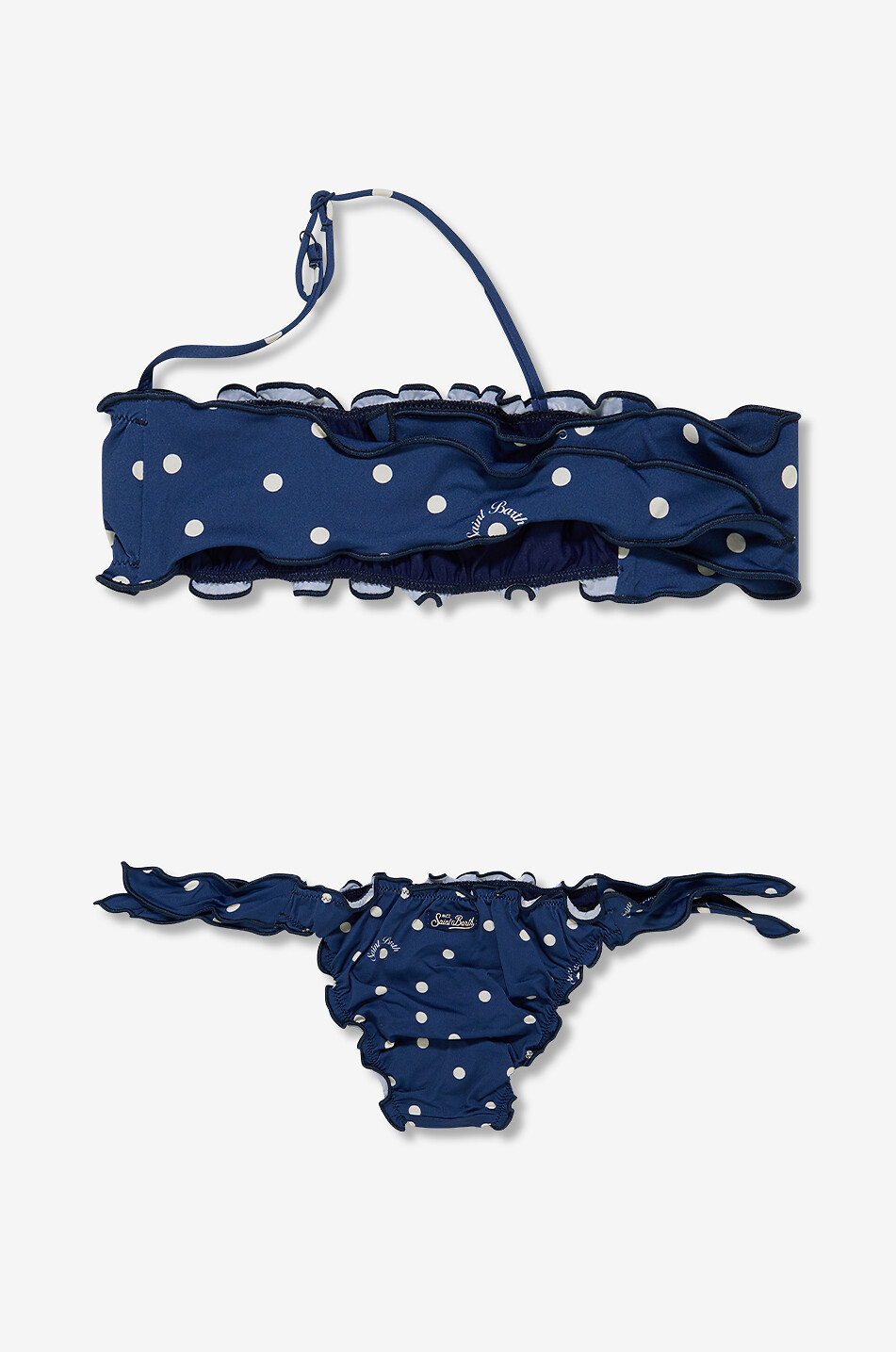 MC2 SAINT BARTH Mädchen-Bikini aus Lycra Emy Mädchen DUNKELBLAU 2