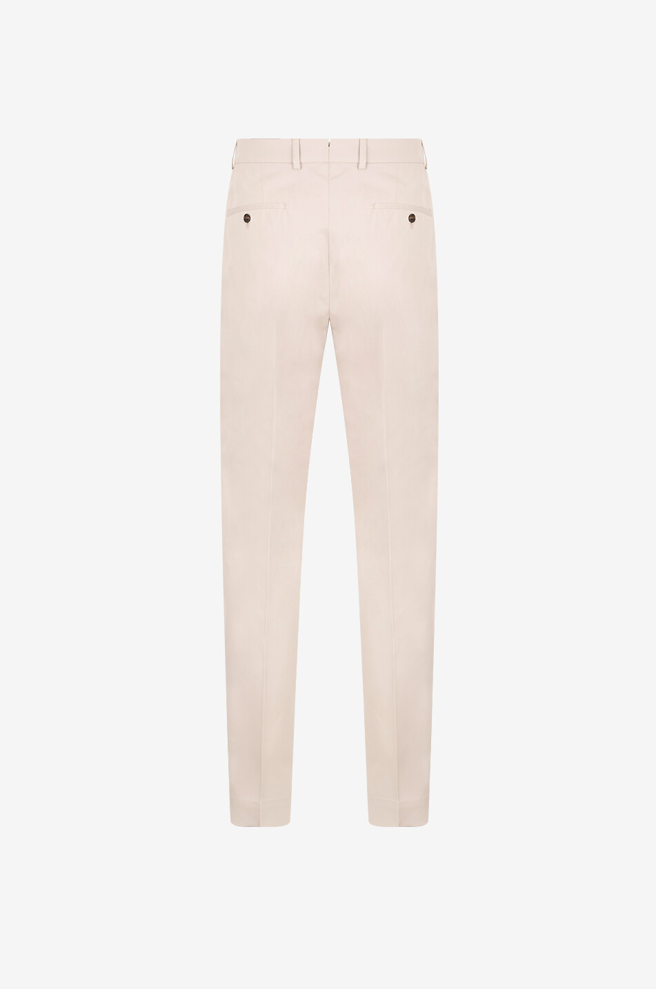 SLOWEAR Straight-leg cotton canvas trousers Men BEIGE 2