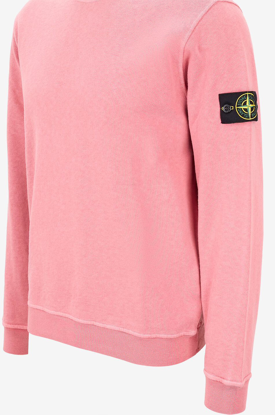 STONE ISLAND Sweat-shirt à col rond en coton 6100034 Homme ROSE 3