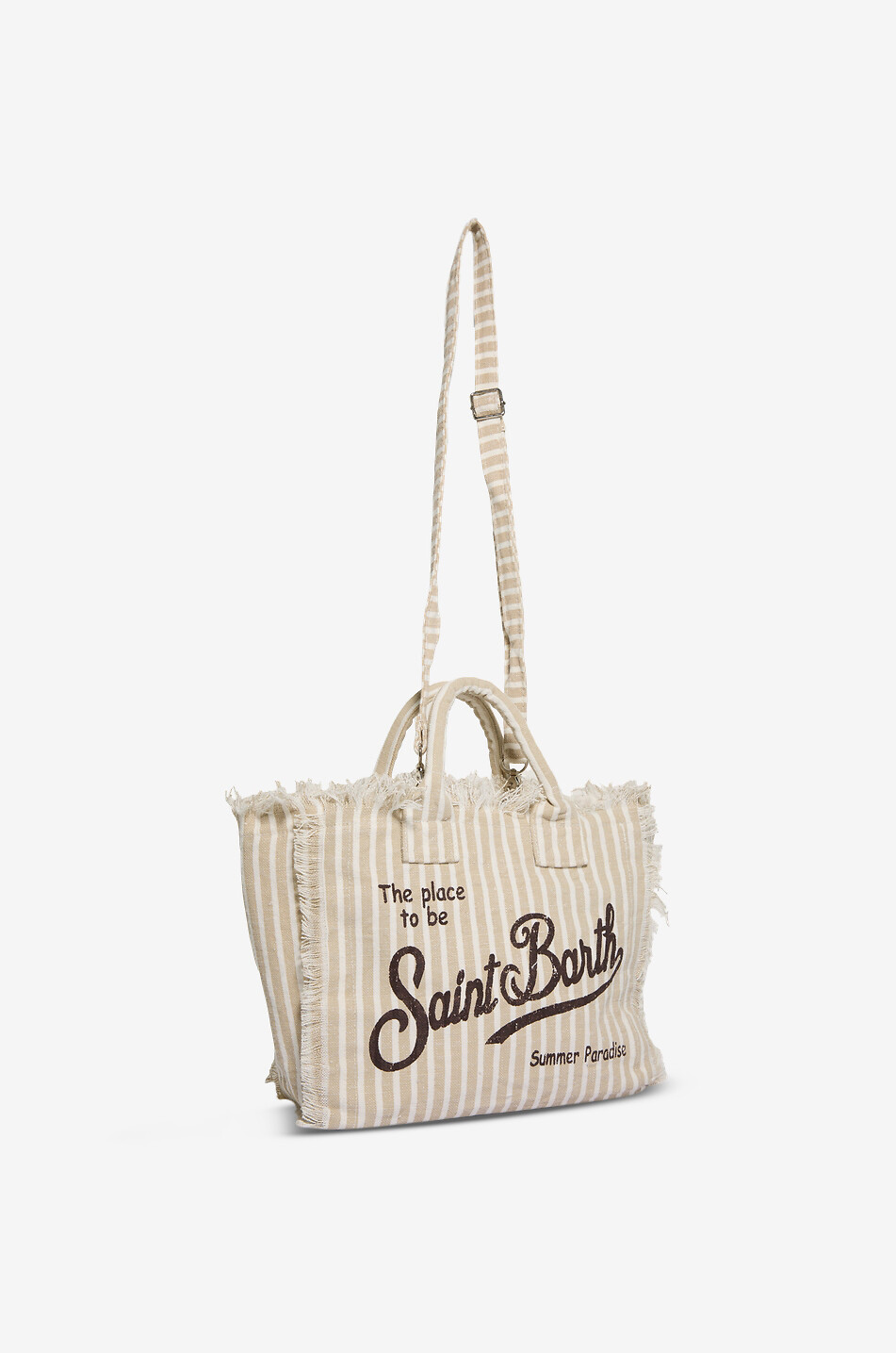 MC2 SAINT BARTH Colette linen tote bag Women BEIGE 5