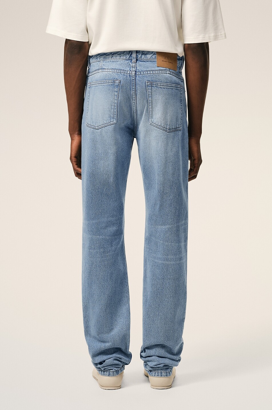 AMI Gerade Jeans aus Baumwolldenim Herren BLAU 3