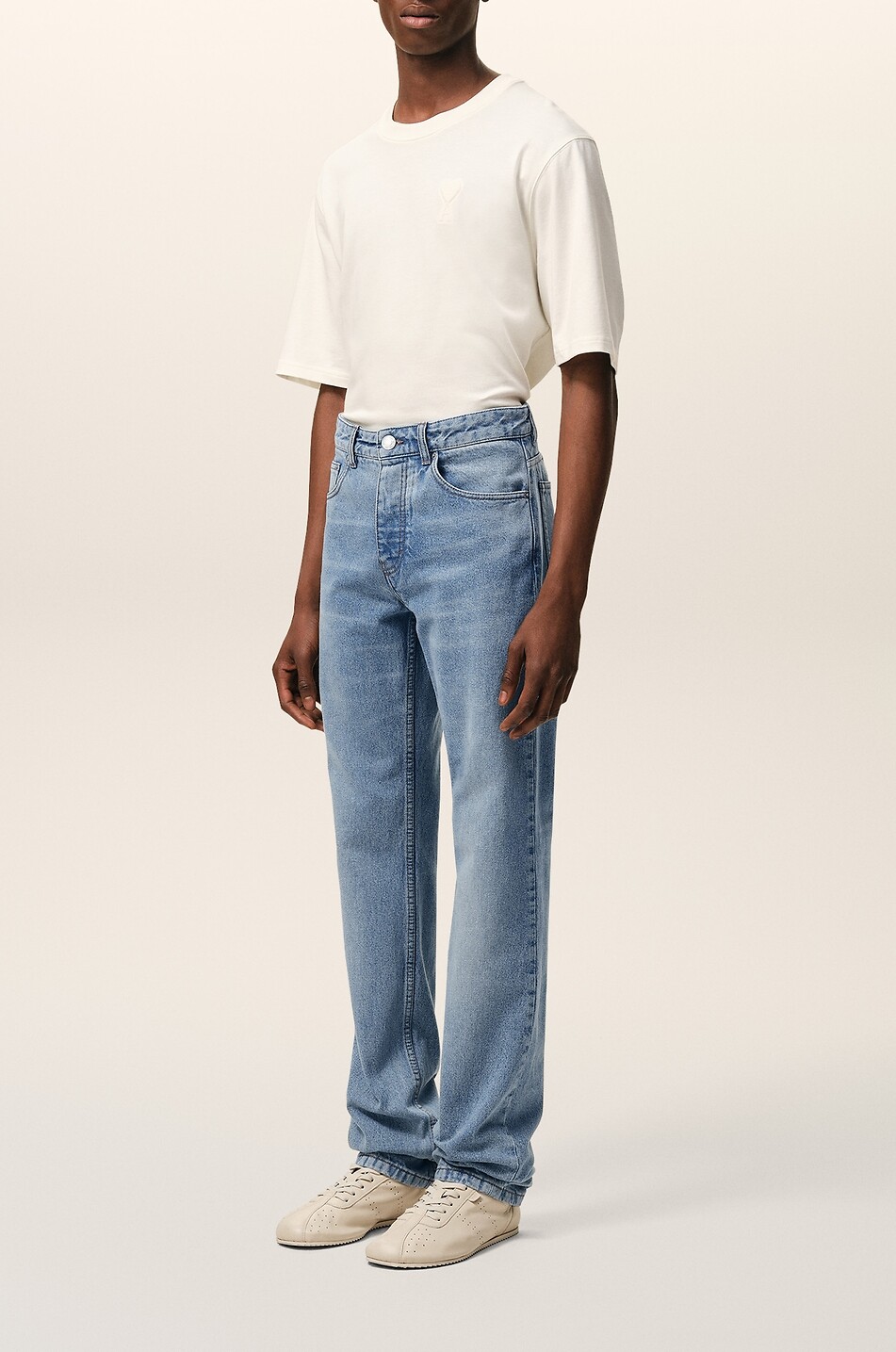 AMI Gerade Jeans aus Baumwolldenim Herren BLAU 6