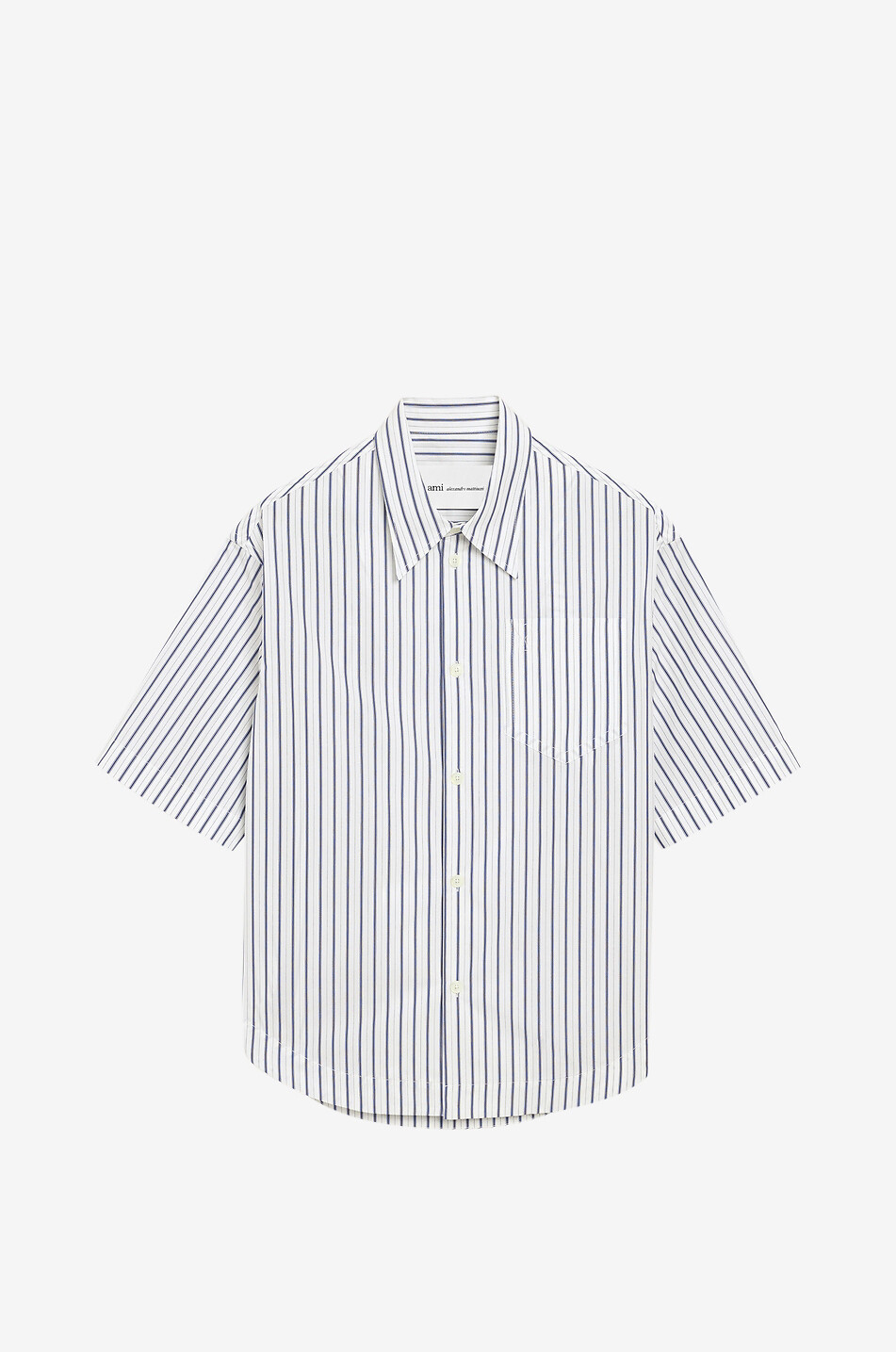 Ami De Coeur striped cotton poplin oversized shirt