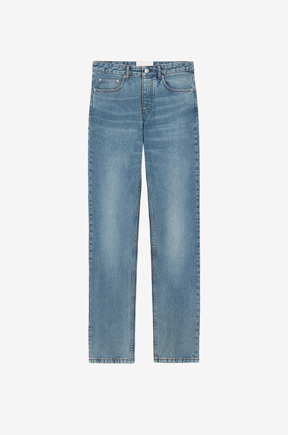 AMI Gerade Jeans aus Baumwolldenim Herren BLAU 1