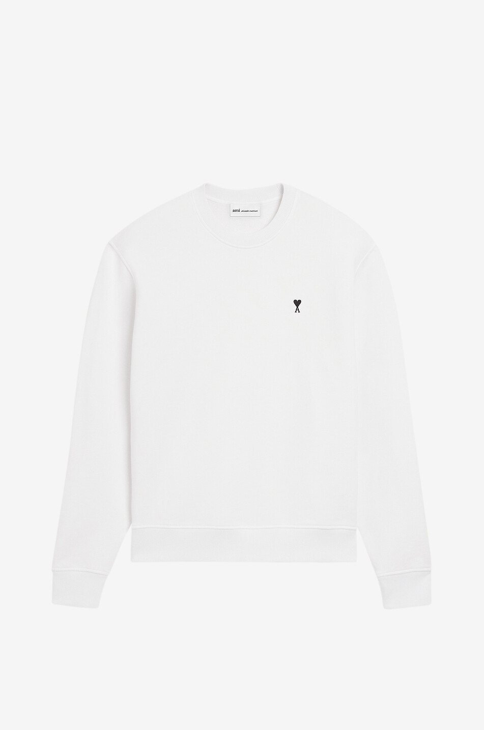 Sweat-shirt à col rond en coton Ami De Coeur