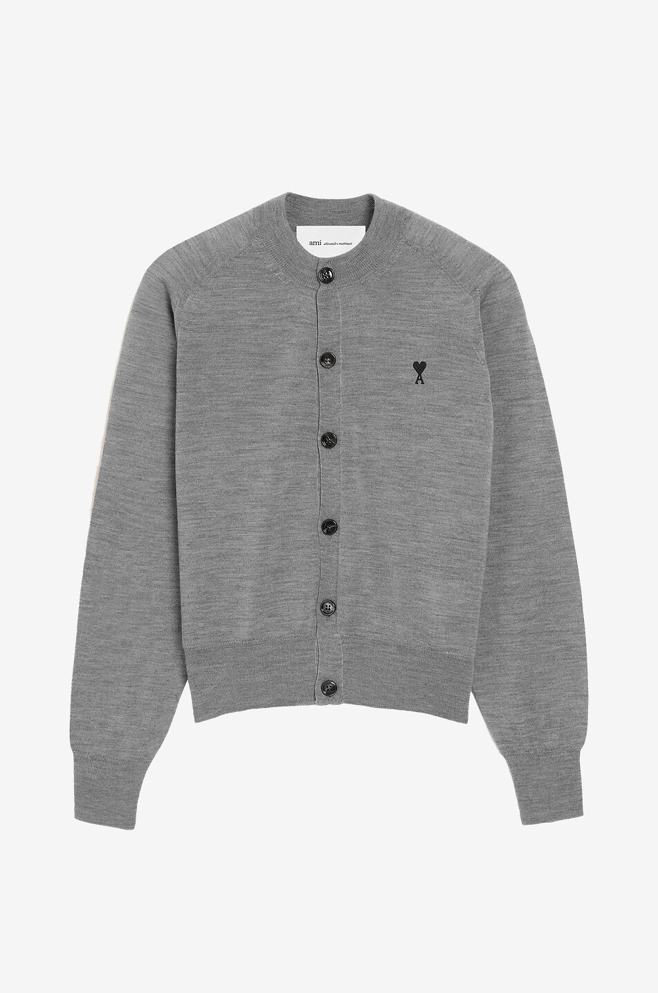 Cardigan mit Rundhalsausschnitt aus Wolle Ami De Coeur