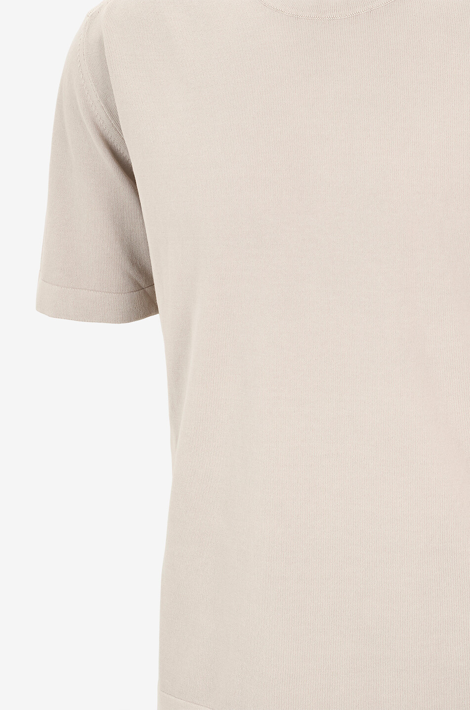 C.P. COMPANY T-Shirt mit Rundhalsausschnitt aus Baumwoll-Crêpe Herren GRAU 3