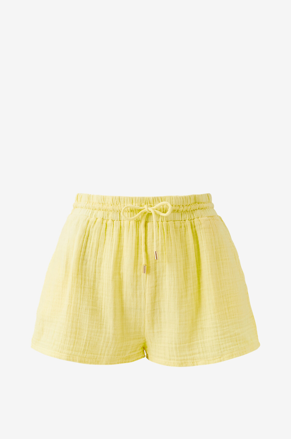 MELISSA ODABASH Short en coton Abbie Femme JAUNE 1