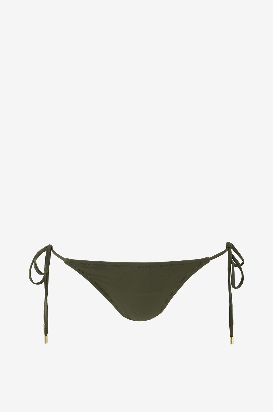MELISSA ODABASH Bas de bikini à liens Malibu Femme VERT FONCÉ 1