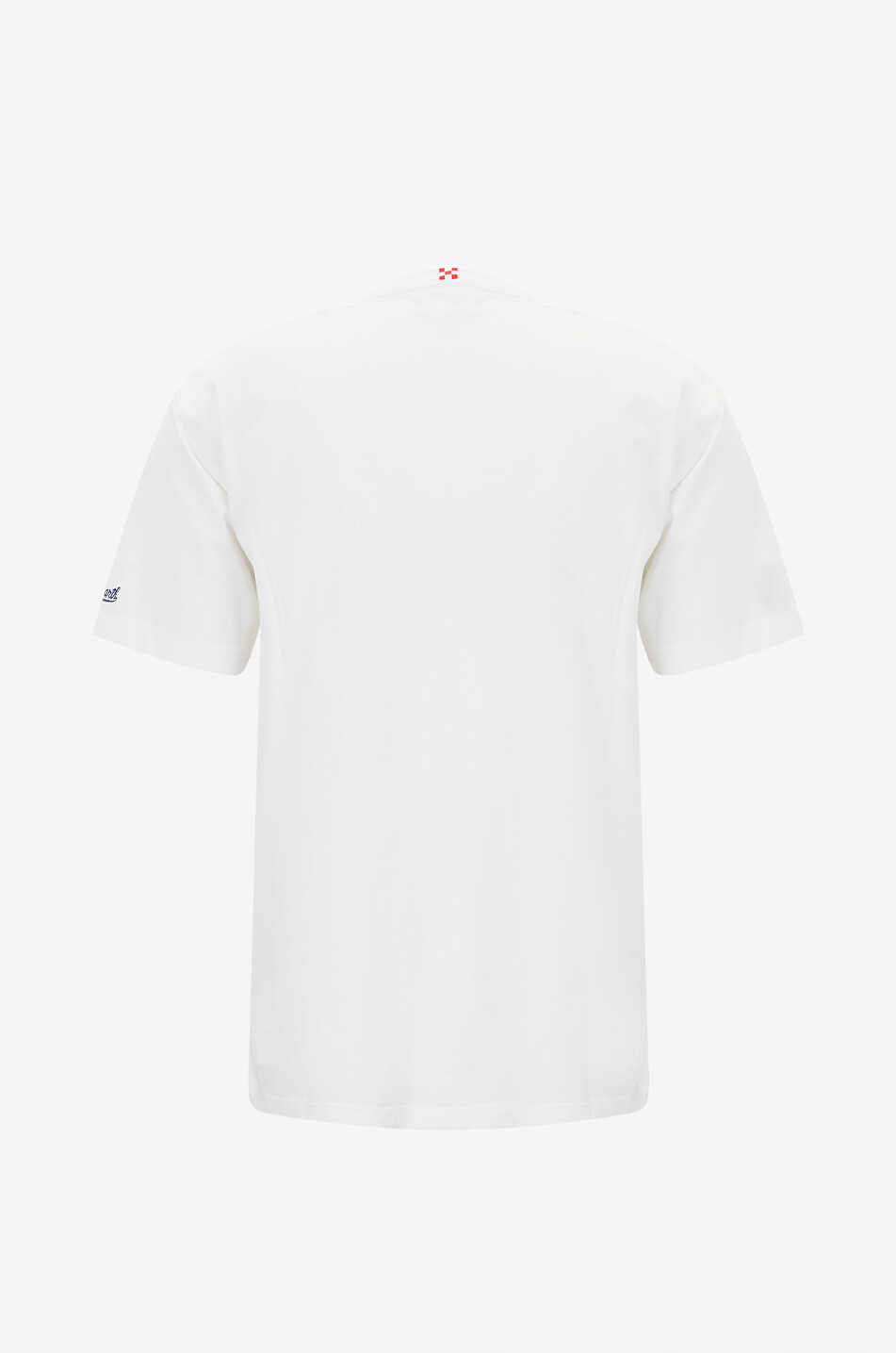 MC2 SAINT BARTH Austin printed cotton round-neck t-shirt Men WHITE 2
