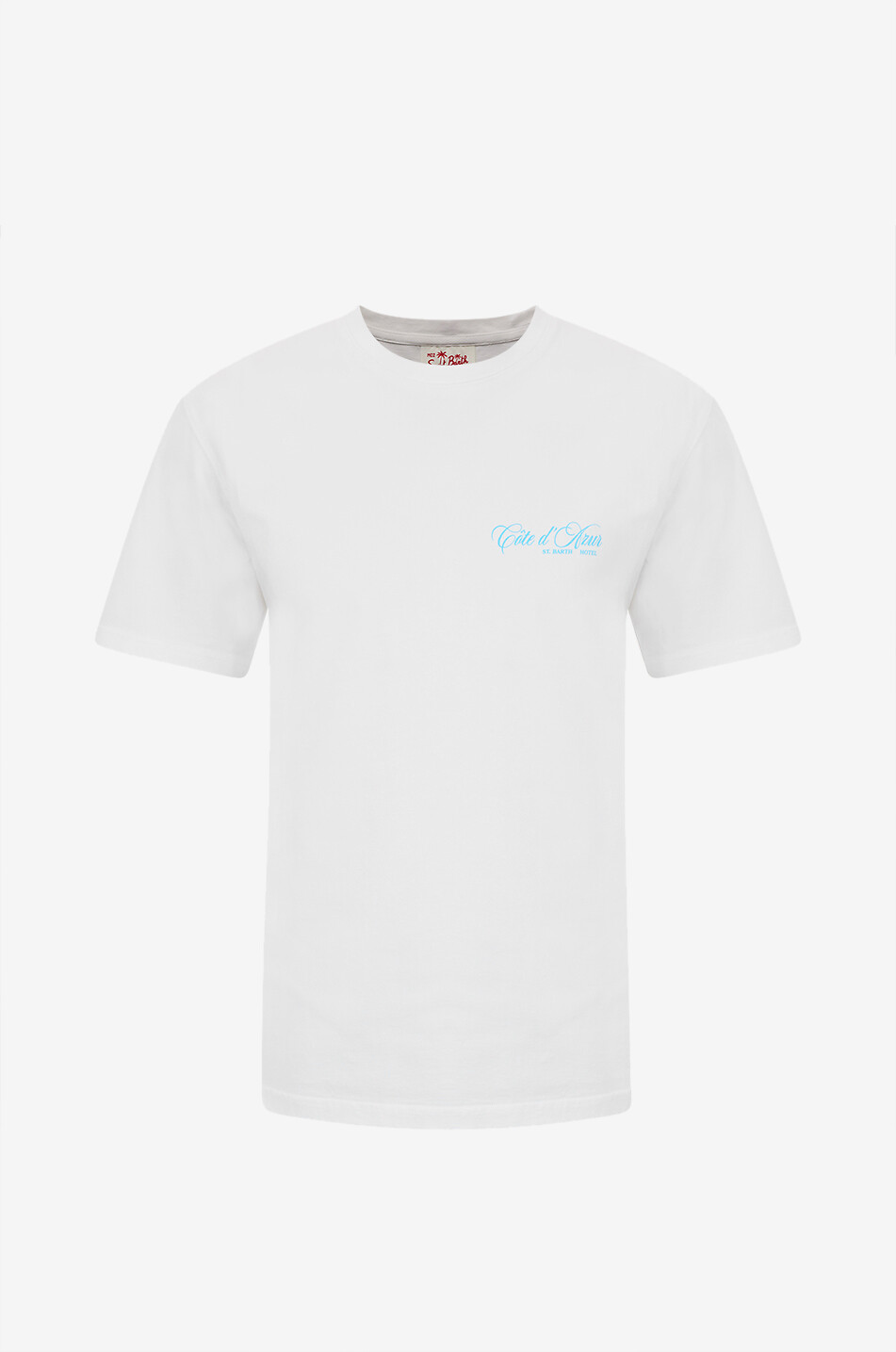 Ectasea linen short-sleeved T-shirt - MC2 SAINT BARTH - WHITE