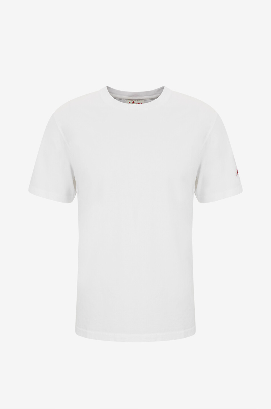 Ectasea linen short-sleeved T-shirt - MC2 SAINT BARTH - WHITE