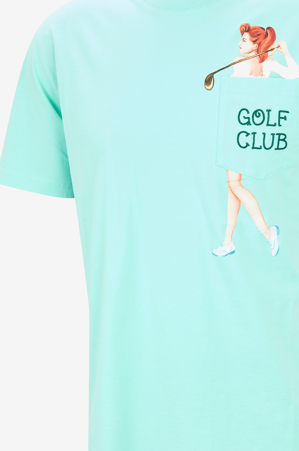 MC2 SAINT BARTH Austin embroidered cotton round-neck T-shirt Men GREEN 3