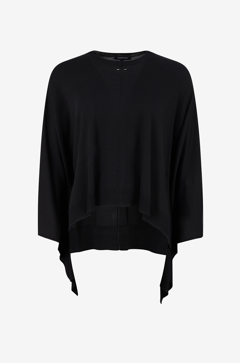 Oversize-Pullover mit Rundhalsausschnitt und Fledermausärmeln