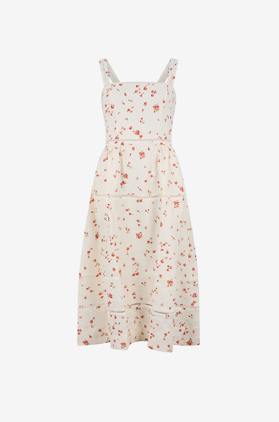 Everett Cornflower linen midi sundress