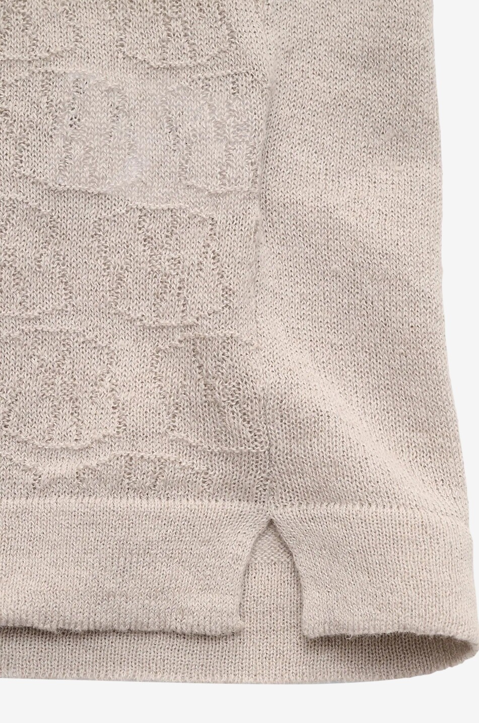 04651/ Polo aus Leinen und Baumwolle Hansen Herren DUNKELBRAUN 4