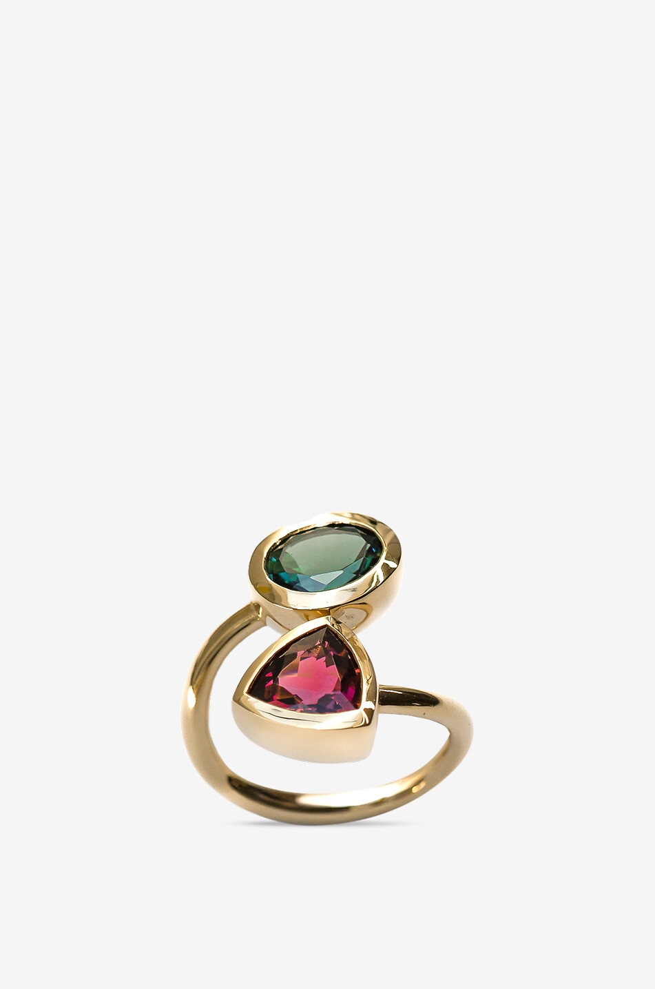 GBYG Tourmaline yellow gold ring Women GOLDEN 1