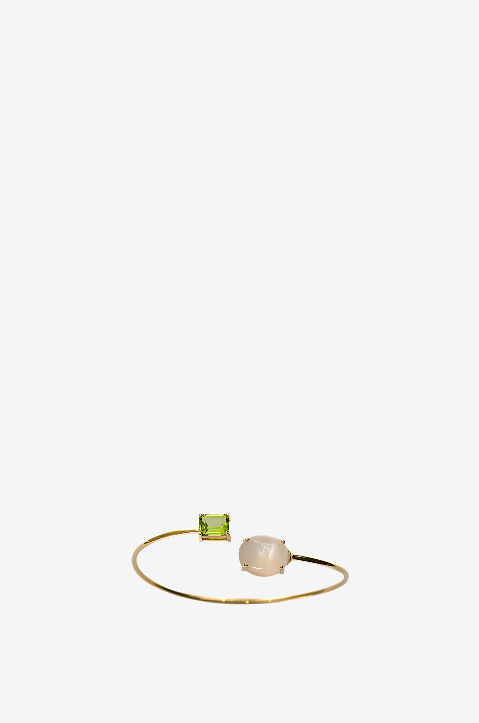 GBYG Gelbgold-Armreif mit Mondstein und Peridot Tutti Frutti Damen BUNT2 1