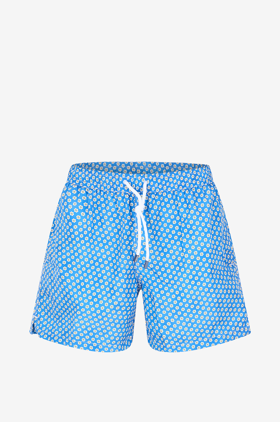 FEDELI Short de bain à imprimé floral Madeira Airstop Homme BLEU 1