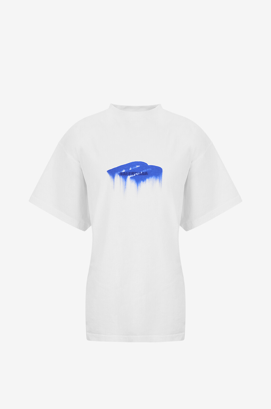 Oversize-T-Shirt mit rundem Ausschnitt aus Baumwolle