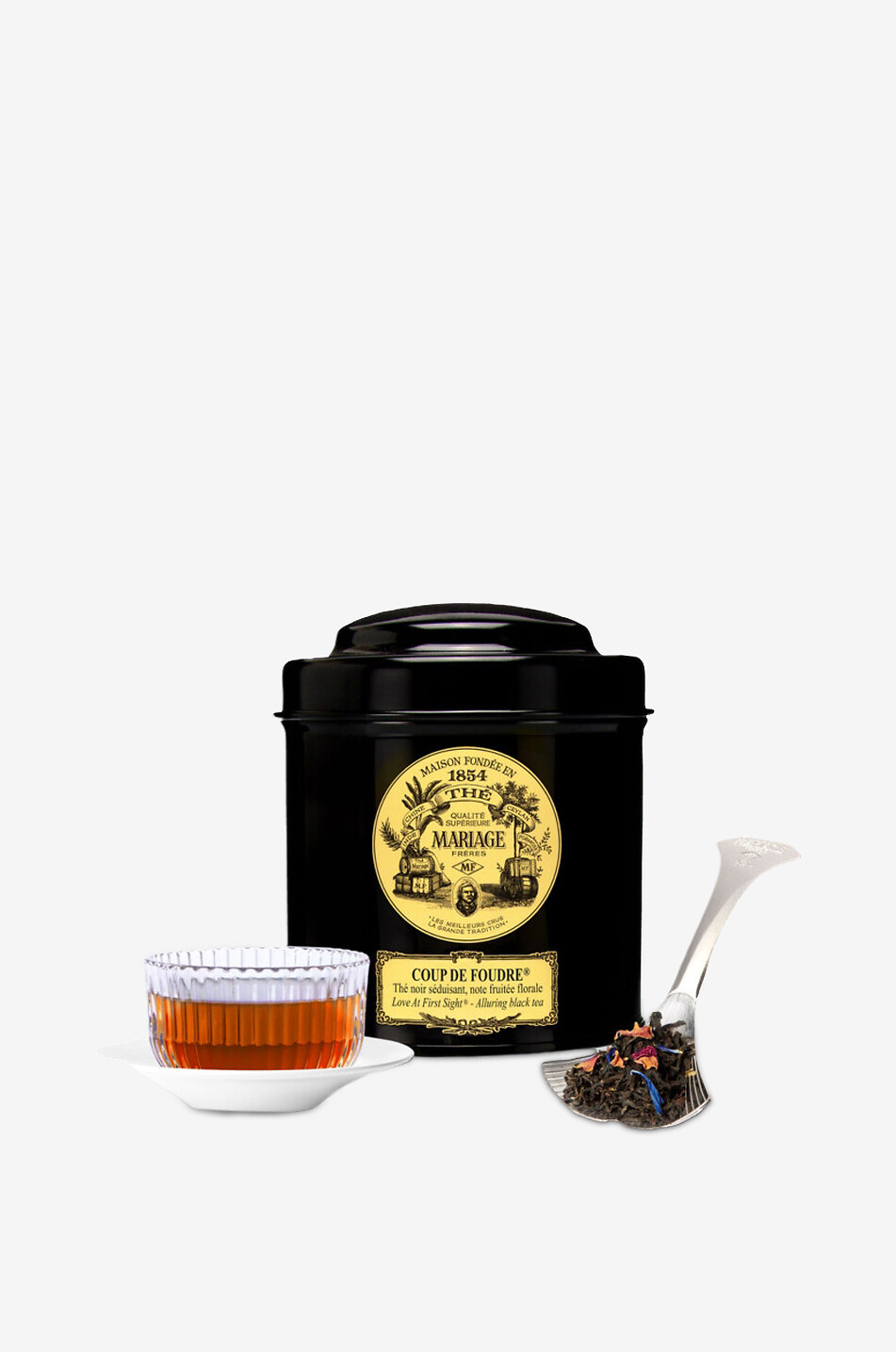 Coup de Foudre fruity-floral flavoured loose black tea - 100g