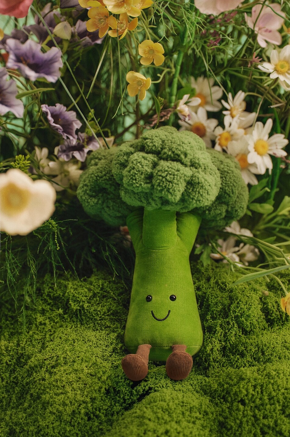JELLYCAT Brokkoli-Kuscheltier für Kinder Amuseables Broccoli Unisex GRÜN 7