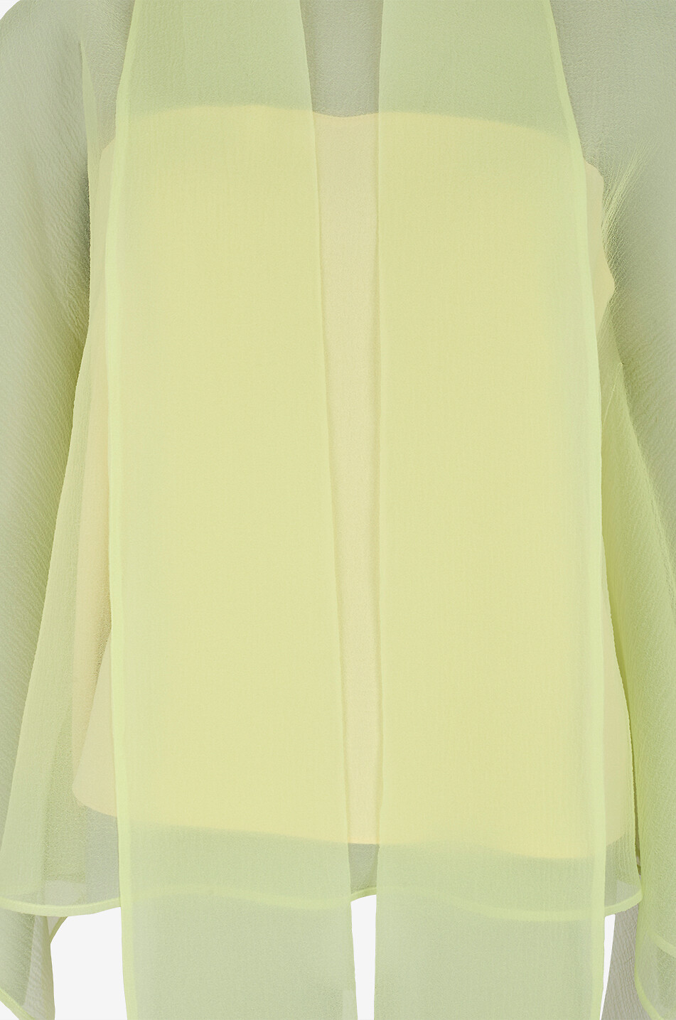 Edwin crêpe oversized round-neck top - NATAN - LIGHT YELLOW - Bongénie