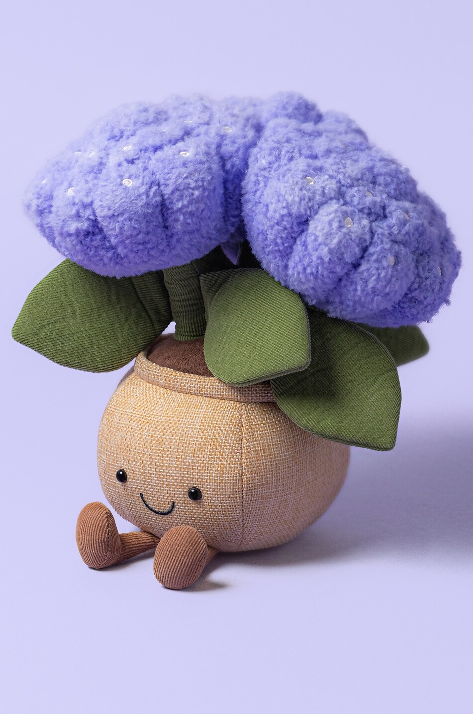 JELLYCAT Amuseables Hydrangea hortensia plush toy Unisex LIGHT PURPLE 4